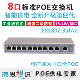 8口POE交换机 无线AP供电 11口POE交换机POE POE 9口 POE11AF