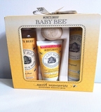 美国代购Burt's Bees小蜜蜂新生儿婴儿洗护套装润肤礼盒送人