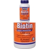 NWF290 NOW Foods Biotin 5000 mcg 生物素 促進正常頭髮皮膚健康