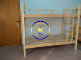 促销 广州松木实木双层床 学生床 上下床 厂房宿舍员工木床上下铺