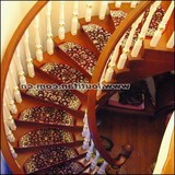 佰仕德楼梯垫防滑踏步垫复式别墅实木钢木旋转家用楼梯地毯SR-1