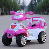 新品儿童电动车遥控摩托三轮车小孩四轮童车男女婴儿玩具车汽车