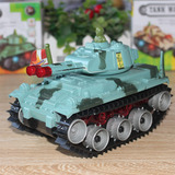 大号电动闪光音乐坦克儿童玩具电动玩具音乐闪光玩具军事坦克模型