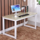 钢木电脑桌台式简易书桌时尚简约办公桌双人写字桌家用餐桌椅组合