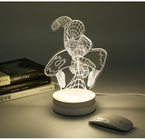3D立体台灯床头灯LED护眼小夜灯儿童灯装饰简约创意结婚生日礼物