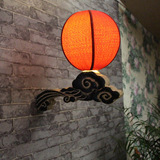 特价高档过道壁灯简约中国风新中式现代过道走廊壁灯荷花壁灯