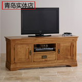 白橡木家具/纯实木电视柜/环保外贸客厅田园/环保特价法式新款
