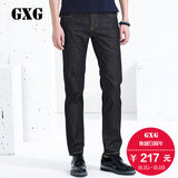 特惠 GXG男装新品裤子 男士时尚靛蓝修身型牛仔裤#42105097