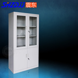 SHZDjj 文件柜铁皮柜 玻璃门资料柜 钢制文件柜 大器械铁柜子上海