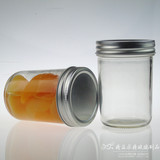 出口瓶鱼子酱透明无铅玻璃瓶果酱瓶罐头瓶蜂蜜瓶分体式盖子密封罐