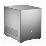 乔思伯（JONSBO） V4 MATX机箱 全铝 银色/黑色 支持标准大电源