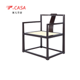 新中式圈椅实木围椅万物茶椅太师椅禅椅仿古椅子古典家具全屋定制