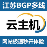 国内BGP云主机  SSD硬盘 江苏云服务器租用超电信双线VPS 独立IP