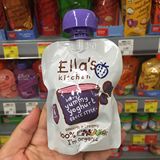 英国代购Ella's Kitchen艾拉厨房宝宝蓝莓酸奶紫色调节肠胃
