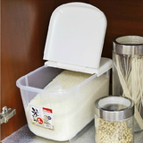 爱丽思IRIS无毒环保透明储米桶5kg装储物盒米箱PRS-5 送量杯