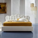 爱家主场1.8米双人床现代简约美式床软包卧室大床 布艺床1.5m婚床