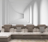 大型壁画电视背景墙壁纸 客厅沙发3D立体空间延伸个性无纺布墙纸