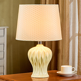 现代简约欧式陶瓷台灯卧室床头灯 美式田园装饰台灯创意时尚客厅