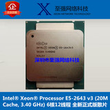 Intel至强E5-2643V3服务器CPU 3.4G 6核12线程2011-3秒E5-2670V3