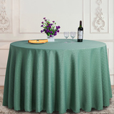 托罗酒店台布饭店圆桌布餐厅宴会方桌布绿色咖啡色简约现代桌布