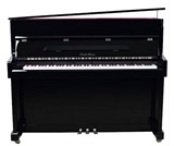 珠江钢琴UP120L立式黑色家用演奏初学者高端专业教学琴包邮送琴凳