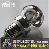 新品LED灯泡 精工铝型材独特散热系统 3W半电镀灯具