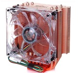 超频三红海至尊 CPU散热器纯铜3热管智能 台式机电脑CPU散热风扇
