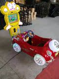 厂家直销2015新款儿童投币摇摇车3D游戏赛车老爷车3D赛马摇摆机