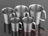 304不锈钢 刻度量杯 奶泡杯 计量杯烘焙器具2000ml 咖啡奶茶用品