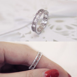 韩国个性罗马数字戒指关节戒指细尾戒指环女小指戒子饰品女礼物