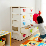 爱丽思IRIS 儿童抽屉式收纳柜宽型柜子整理柜米奇宝宝衣柜MHG-725