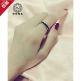 钛钢18k玫瑰金韩版时尚陶瓷情侣男戒指女对戒食指环尾戒刻字配饰