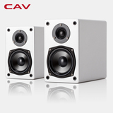 CAV FL2AHiFi音箱桌面无源发烧级书架高保真专业家用木质监听音响