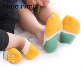 儿童船袜 韩国男女童宝宝婴儿防滑短袜脚套地板袜棉0-1-3-5-7-9岁