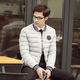 冬季新款棉袄外套短款棉衣棒球领羽绒棉服男士修身韩版保暖青年潮