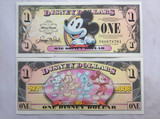 2008年迪士尼1美元纪念钞 外国钱币 美元迪士尼纪念钞 全新