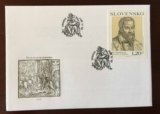 斯洛伐克 2011 绘画艺术  肖像 邮票 雕刻版首日封 量3200个