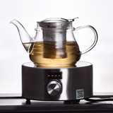 大容量耐高温玻璃茶壶茶具套装加厚花茶壶不锈钢过滤泡茶壶煮茶器