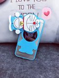 iphone6s手机壳带镜子卡通KT猫创意 苹果6 plus硅胶保护套化妆镜