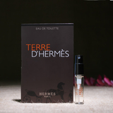 Hermes爱马仕大地男士中性淡香水试管小样2ML正品试用装持久清新