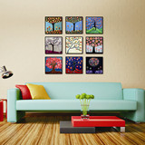 经典欧式装饰画 现代手绘风格照片墙 客厅沙发卧室电视背景墙