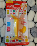 现货日本代购 埃迪森happy idea香蕉硅胶咬咬乐/牙胶 婴儿玩具