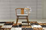 创意实木椅子简约休闲椅 定制布艺沙发椅靠背椅子餐厅餐椅休息椅