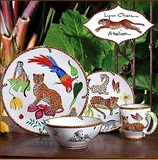猎豹丛林动物。夏洛克想森林系列外贸陶瓷餐具 碗盘 瑕疵特价