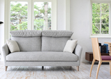 布艺沙发北欧 日式简约双人三人沙发 创意小户型客厅懒人沙发乳胶