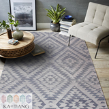 卡昂kilim波西米亚北欧宜家几何格子羊毛设计图案客厅地毯地垫