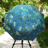梵高经典油画杏树创意两用防紫外线晴雨伞太阳伞遮阳伞复古文艺伞