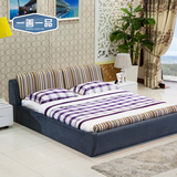 一善一品 布艺床1.8米 软床可拆洗 布床婚床双人床小户型672