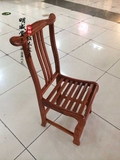 东阳中式仿古红木个性小靠背椅子实木花梨木儿童椅镂空矮凳换鞋凳