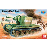 【3G模型】坦克世界 小号手军事拼装坦克模型 00312 二战苏联KV-2